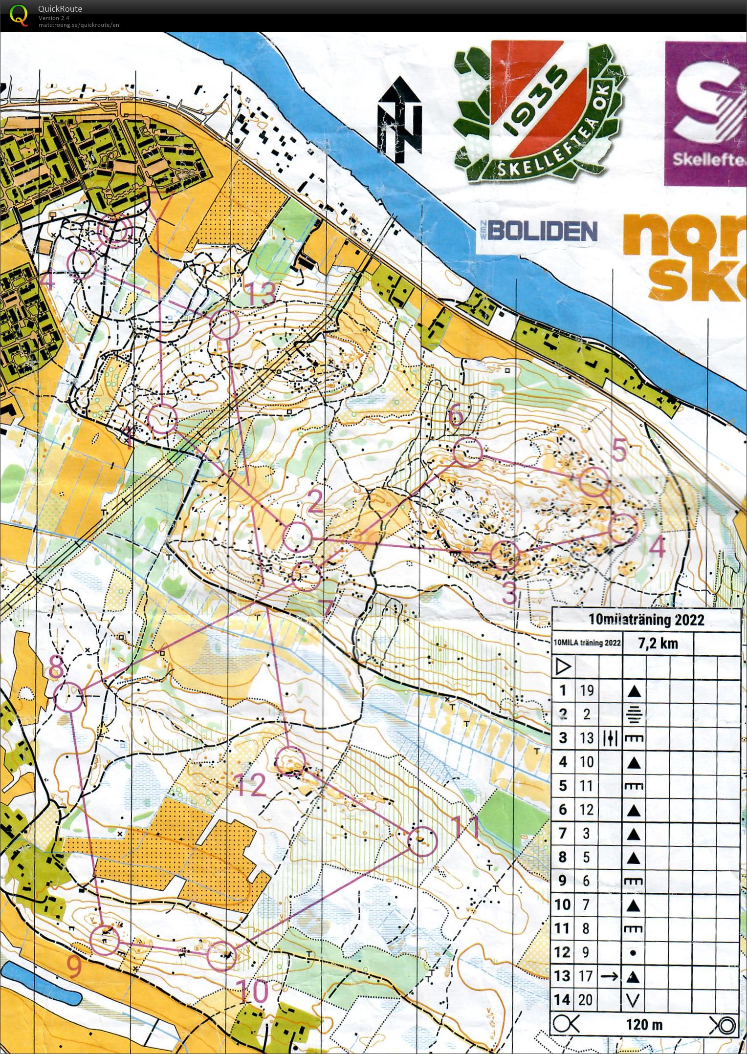 Tiotrening Byberget (14/10/2022)
