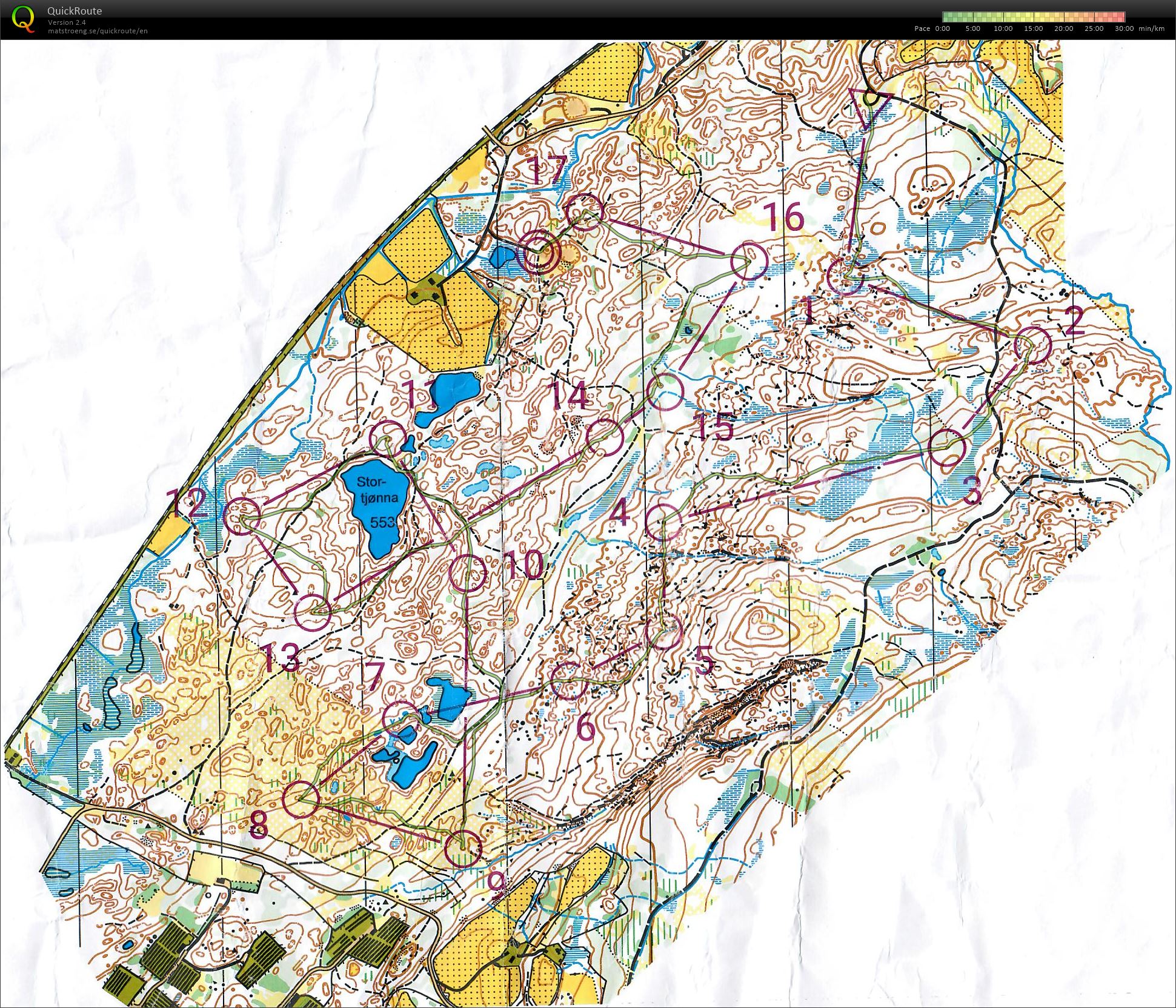 My Digital Orienteering Map Archive Nattrenn Oppdal