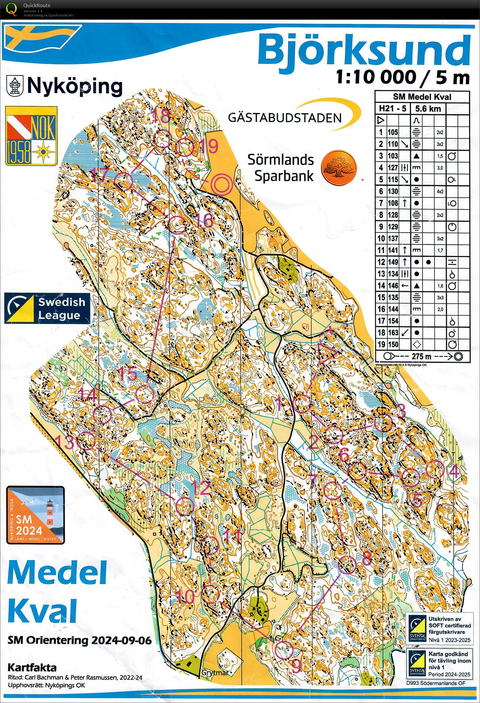SM Medel Kval (06/09/2024)
